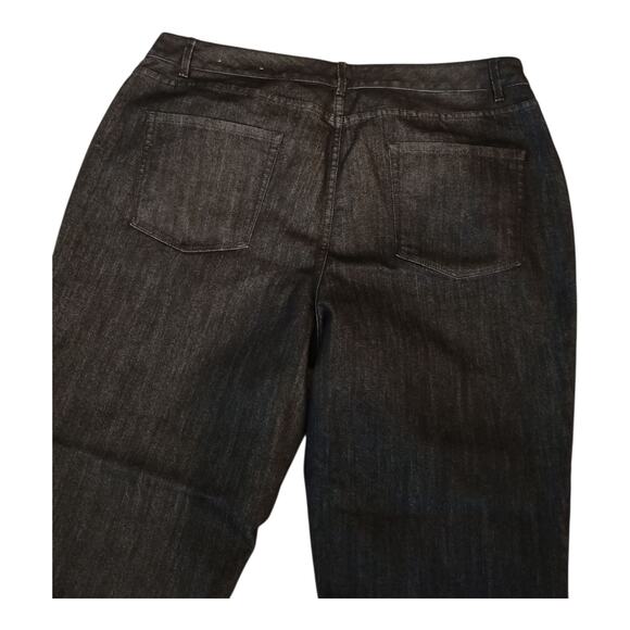 Coldwater Creek Women's Natural Fit Mini Bootcut Leg Jeans High Rise Size 16 - Picture 4 of 10